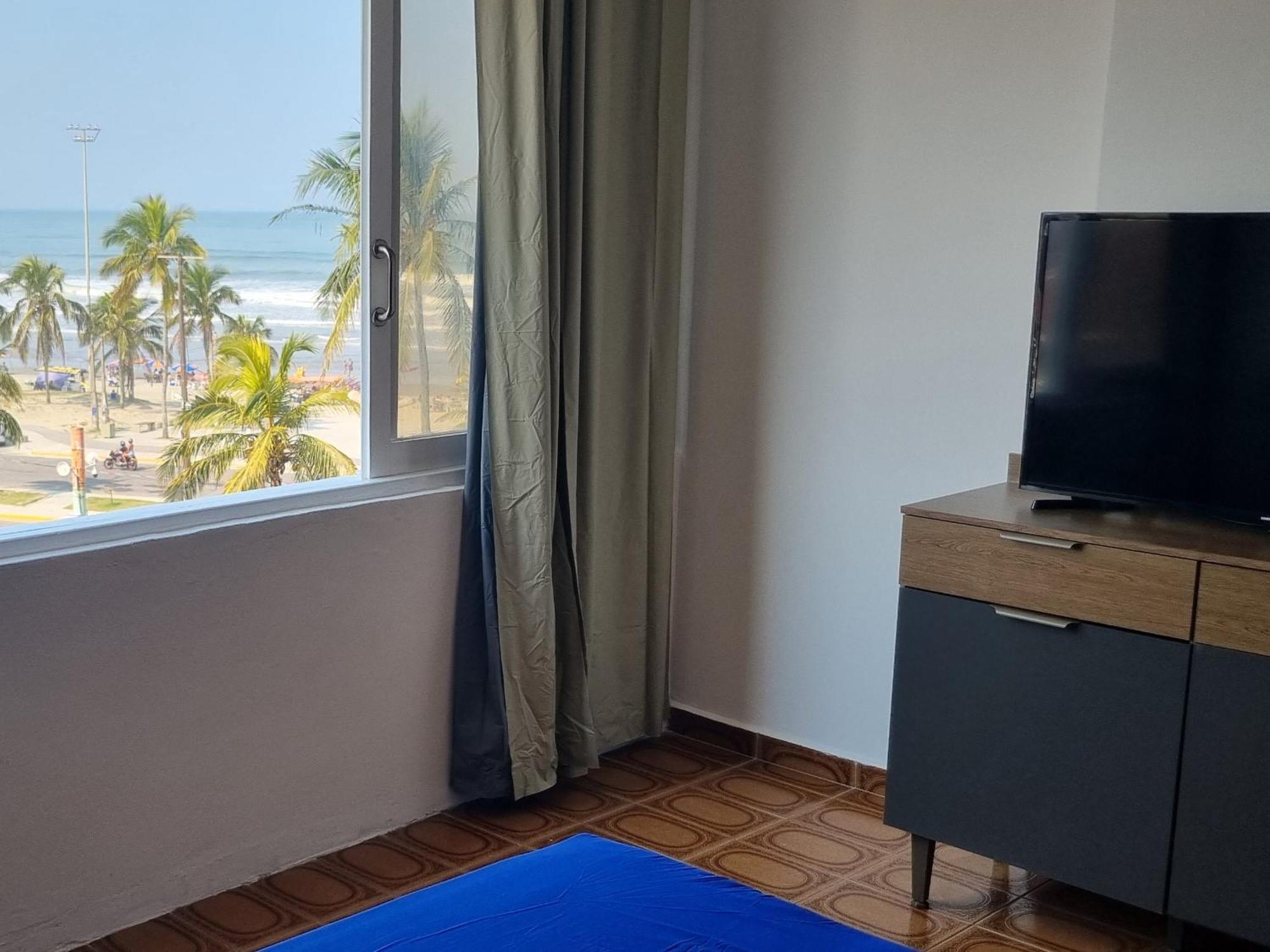 Apto Em Frente Ao Mar - Predio Redondo Peruíbe 외부 사진